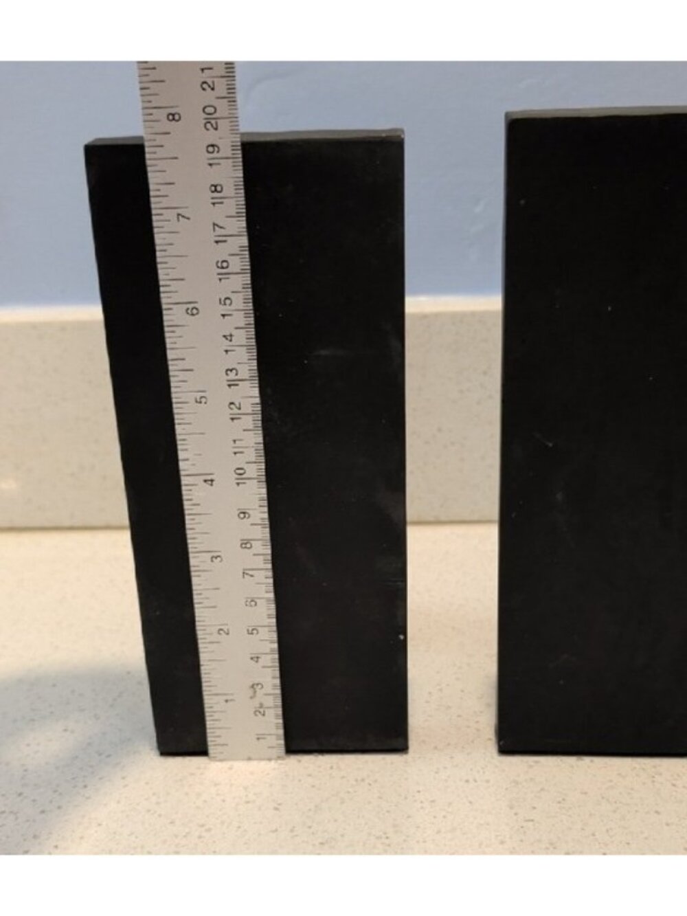 Chris Collicott Bookends Pair Man Woman Sculpture Black Art Deco Cubist Realism - Picture 11 of 16